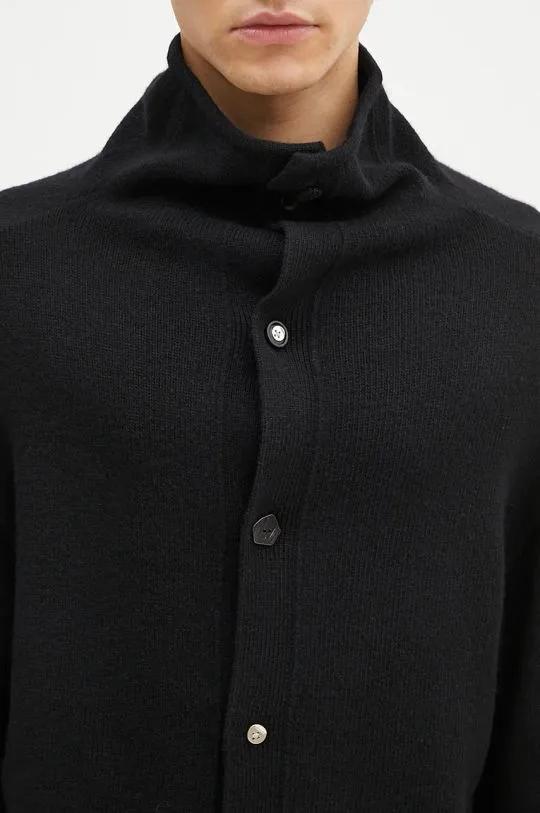 Ader Error wool blend cardigan black color BN01FWKT0703BK