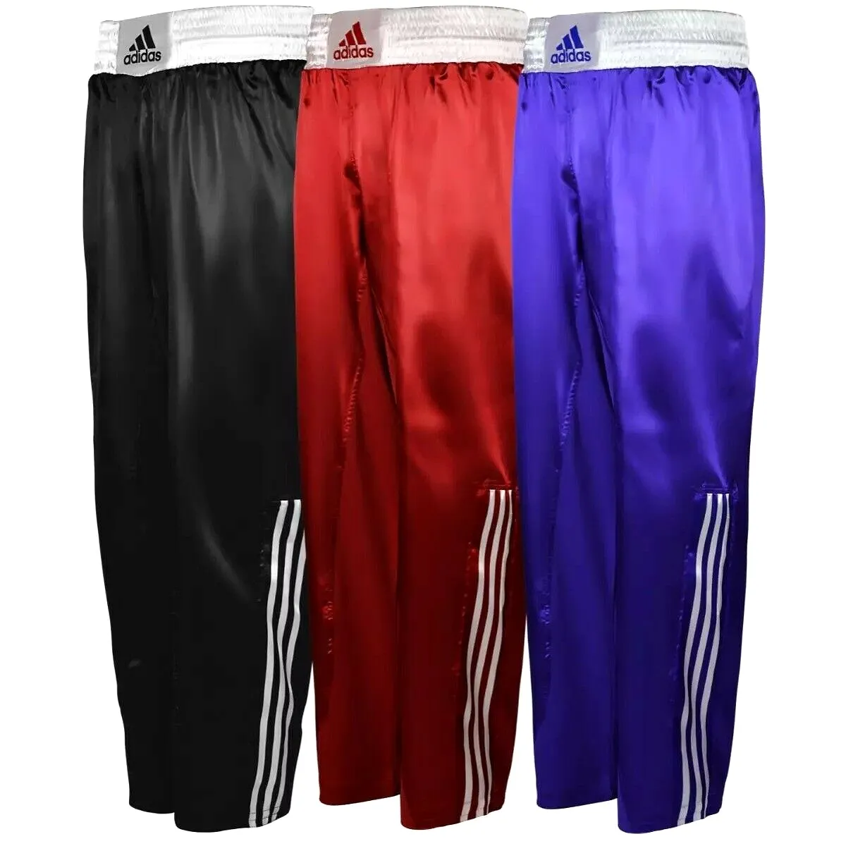 adidas Kickboxing Trousers Satin Pants Martial Arts