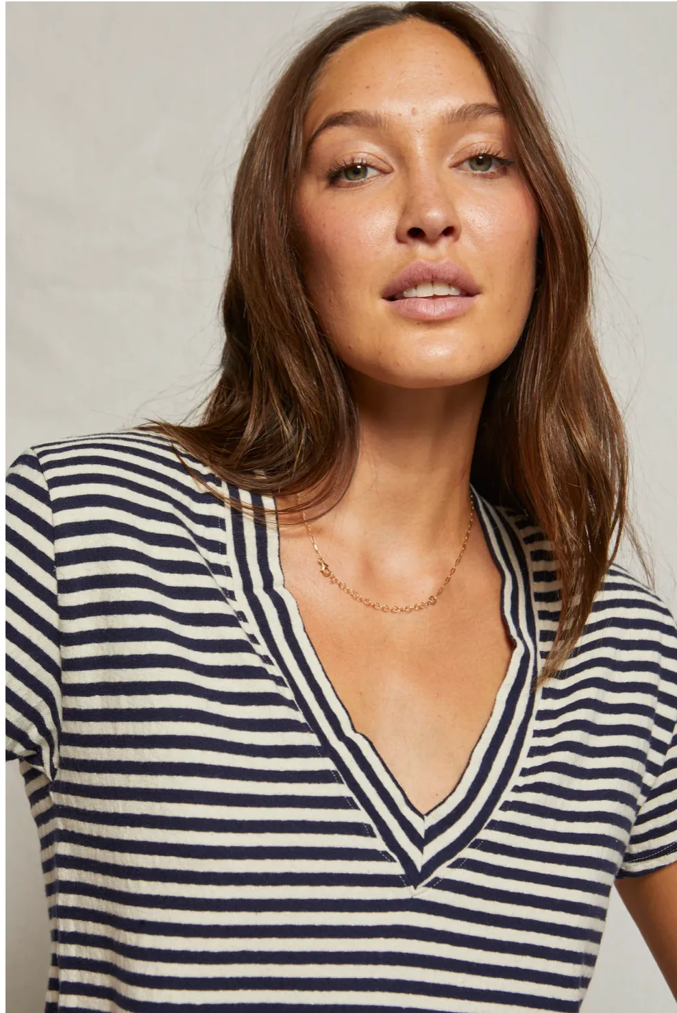 Alanis Navy/White Stripe