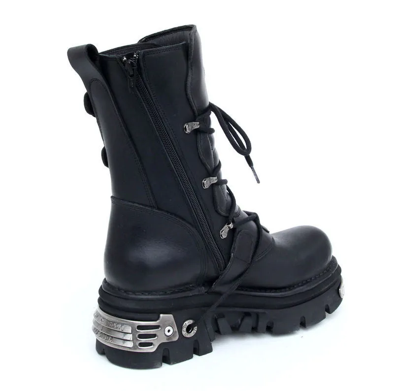 Boots New rock - Basic Boots (373-S4) Black  -  Metal-shop