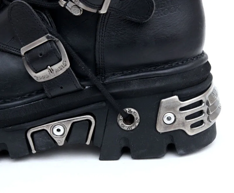 Boots New rock - Basic Boots (373-S4) Black  -  Metal-shop