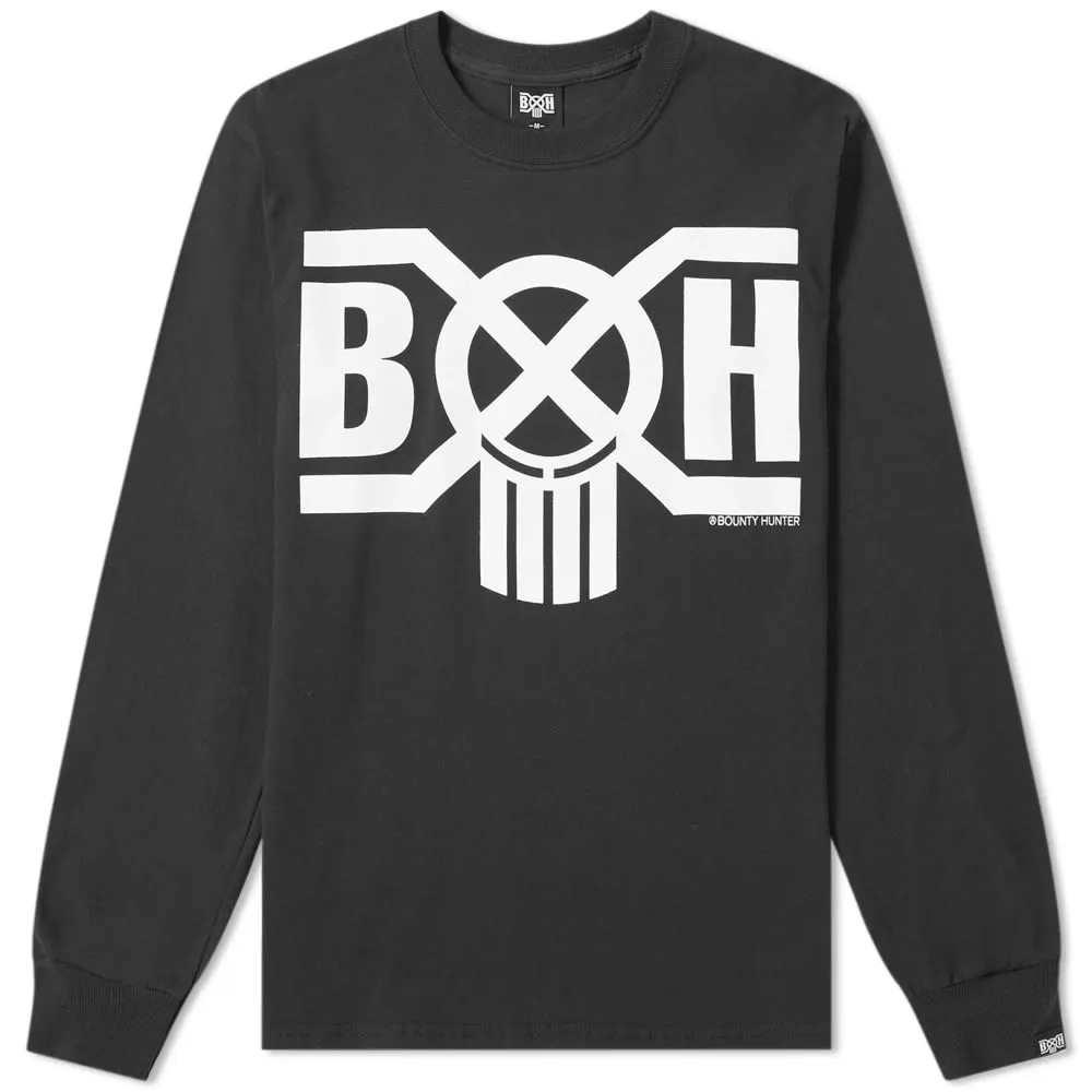 Bounty Hunter Long Sleeve BXH Logo TeeBlack