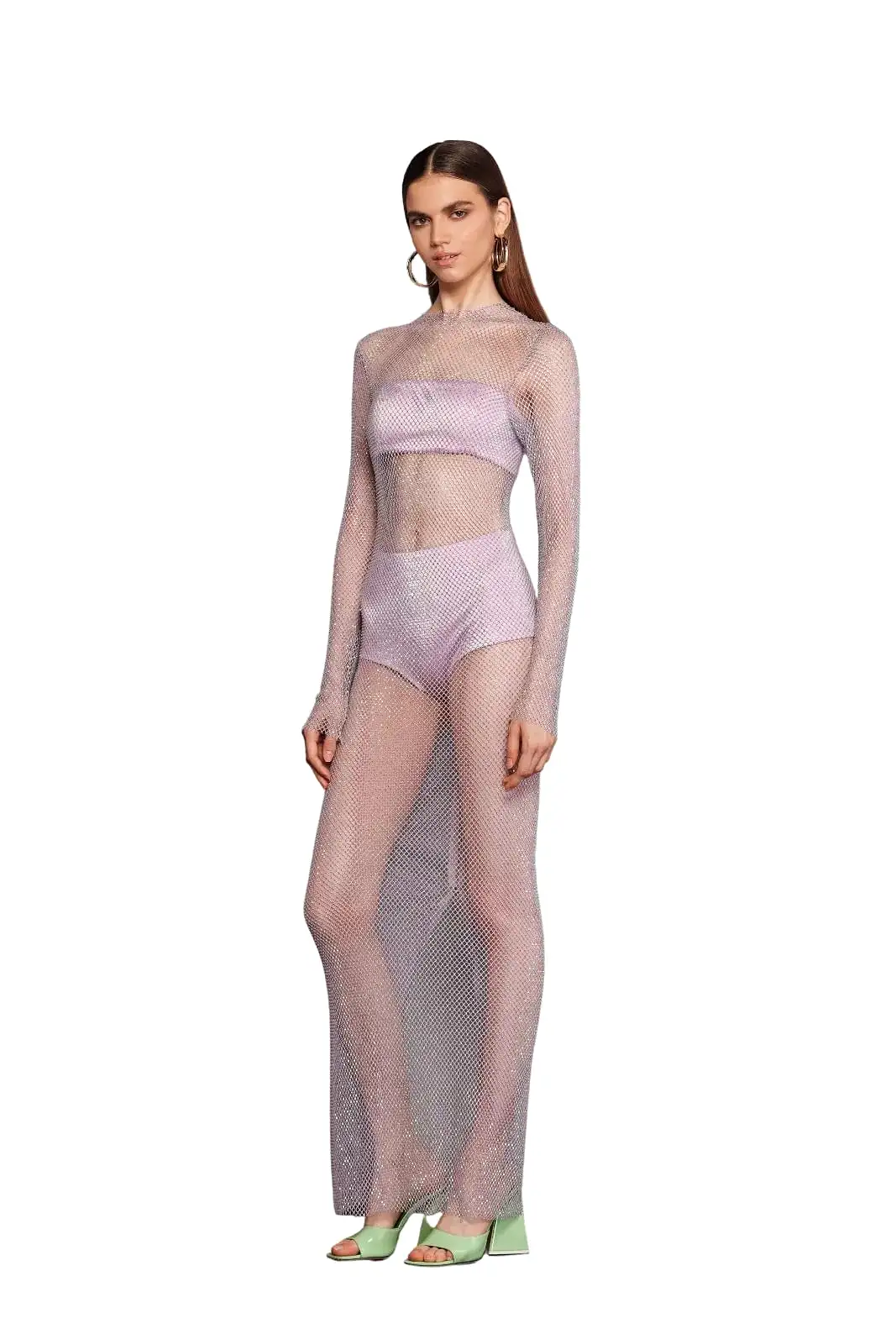 Bronx and Banco - Web Lilac Dress - Lilac