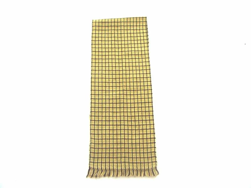 Brown Check Scarf