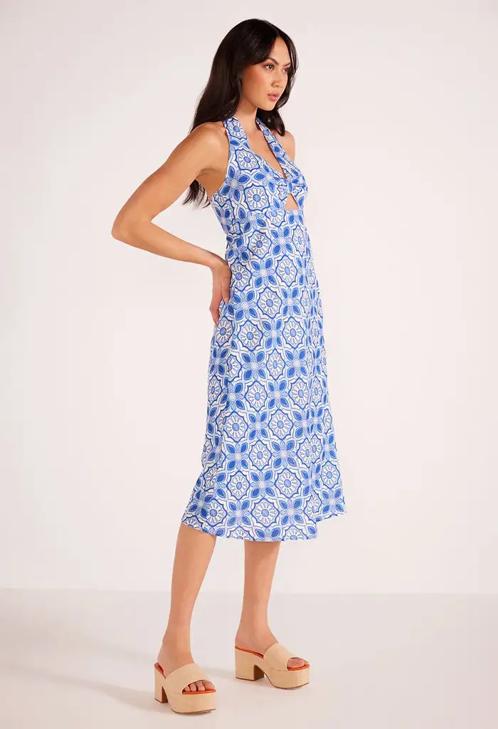 Catalina Bias Midi Dress