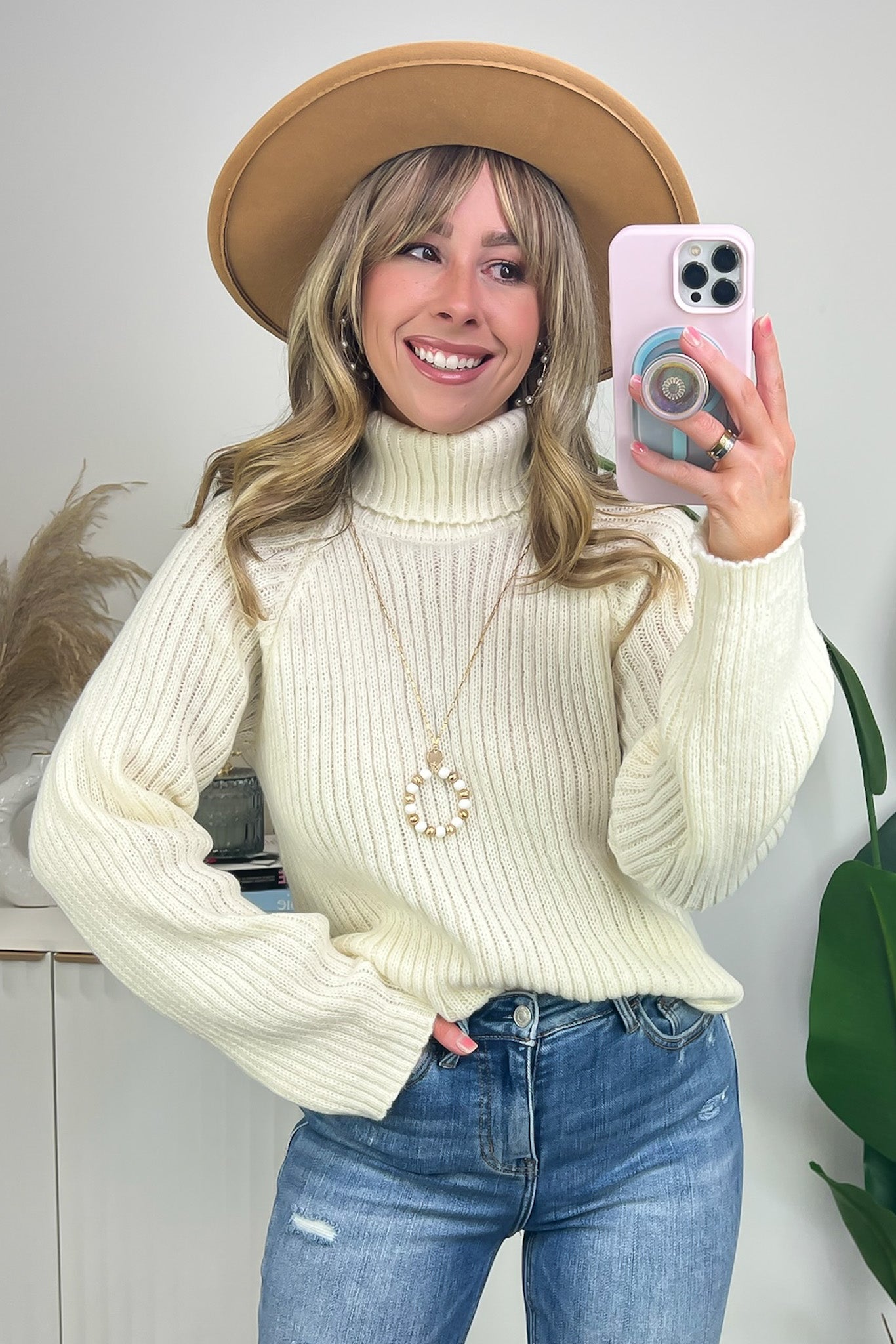 Completely Cozy Turtleneck Pullover Sweater - FINAL SALE