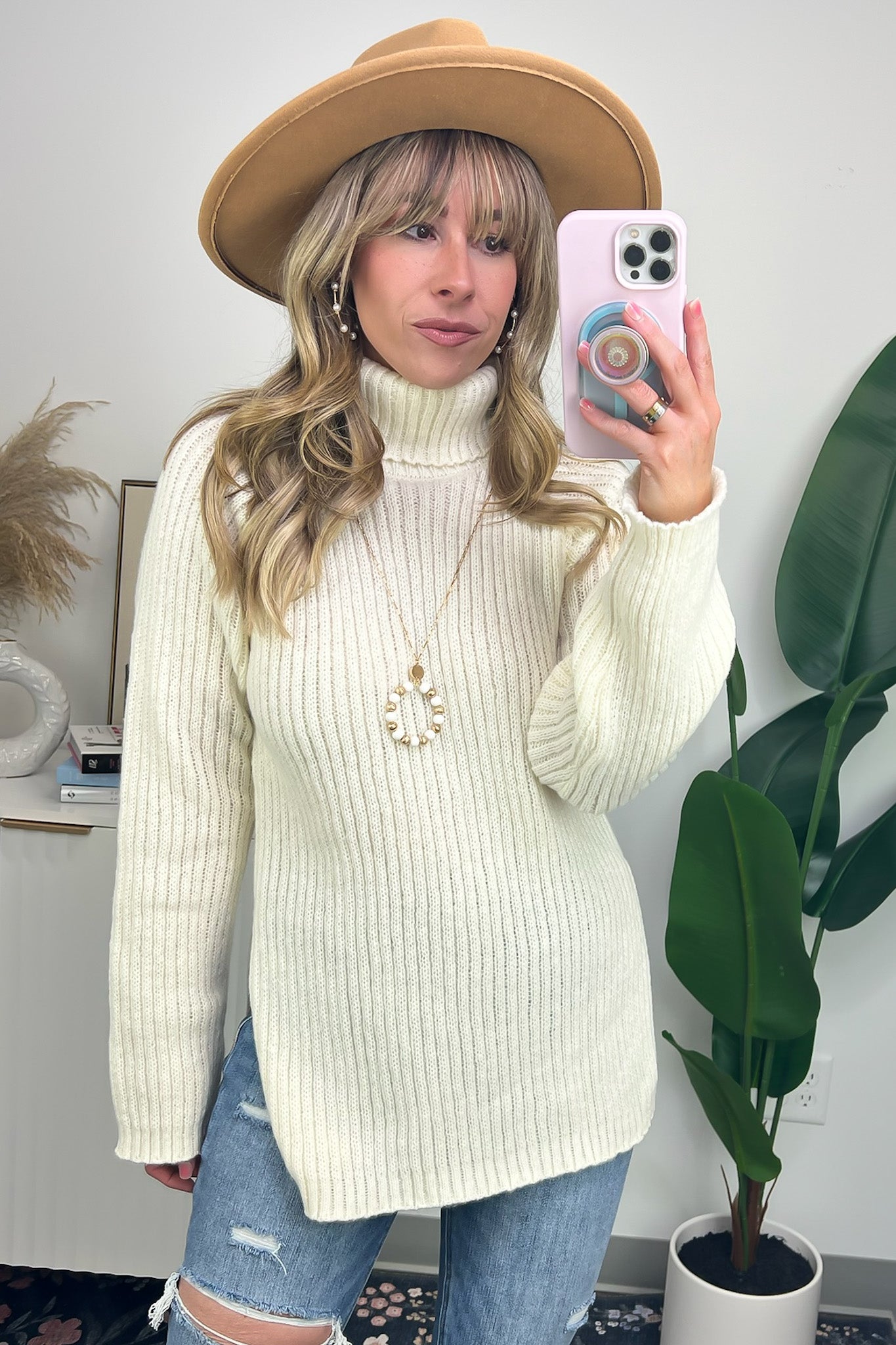 Completely Cozy Turtleneck Pullover Sweater - FINAL SALE