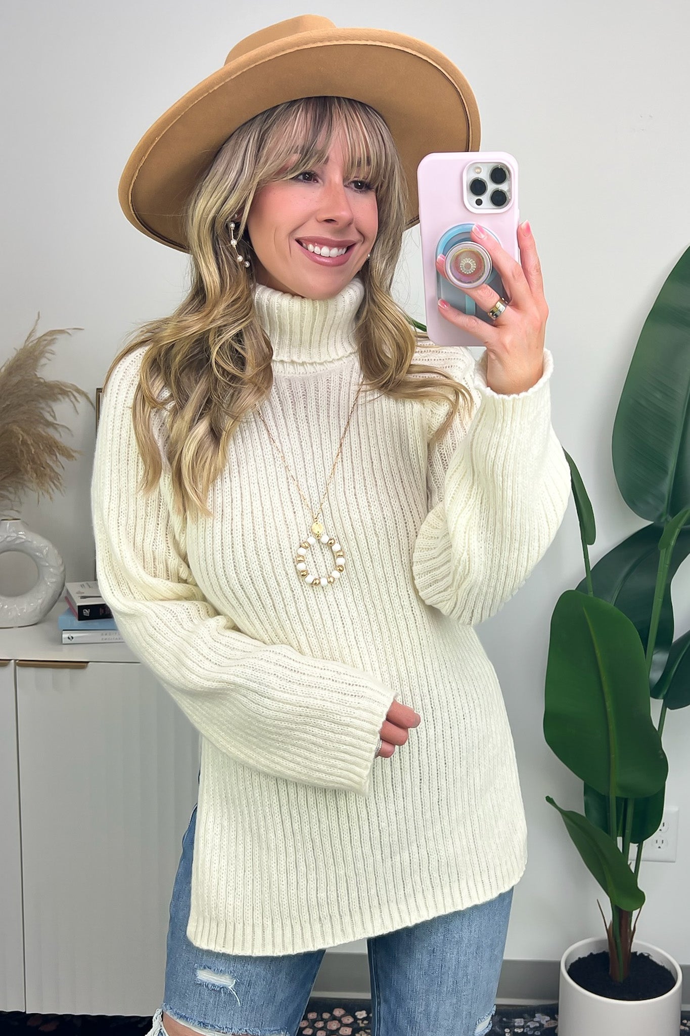 Completely Cozy Turtleneck Pullover Sweater - FINAL SALE