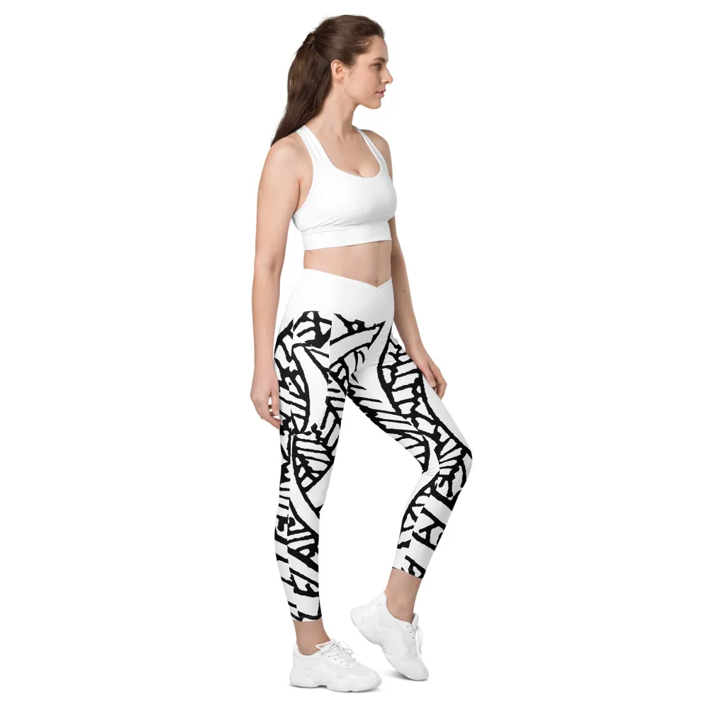 Crossover leggings with pockets – Balmorhea Springs Energy