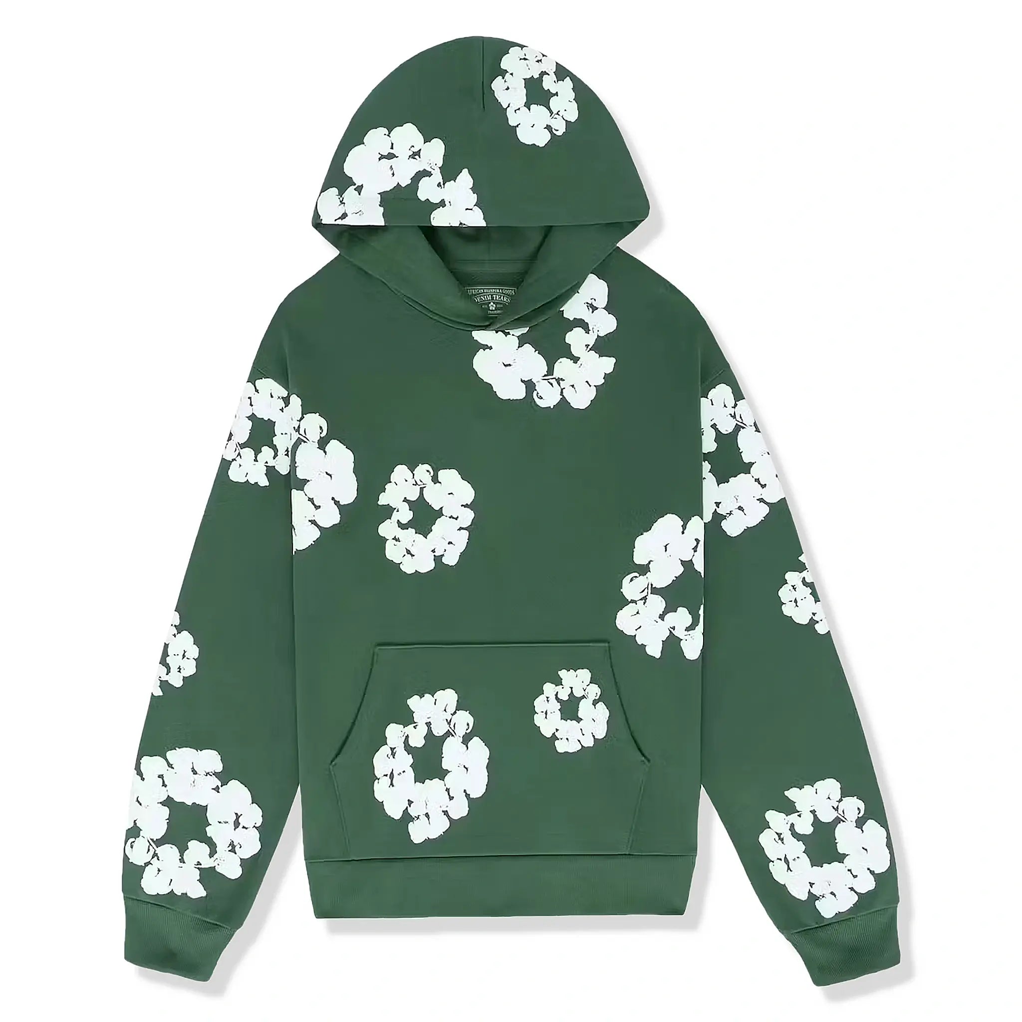 Denim Tears The Cotton Wreath Green Hoodie