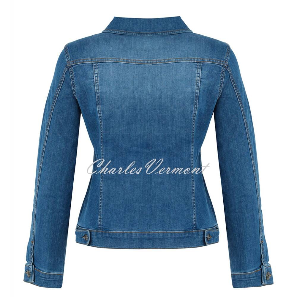 Dolcezza Denim Jacket with Sparkle Stud Detail - Style 72408