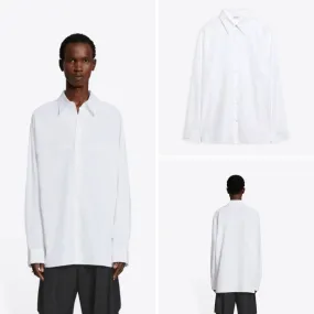 Dries Van Noten  |Blended Fabrics Long Sleeves Plain Designers Shirts