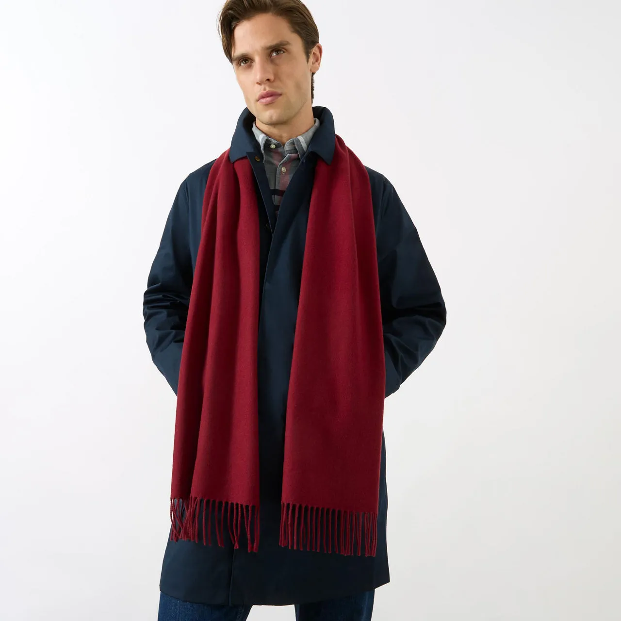 GANT Logo Fringed Scarf - 638