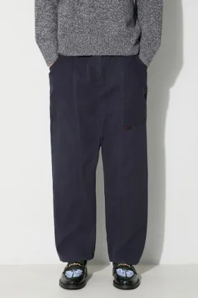 Gramicci cotton trousers navy blue color