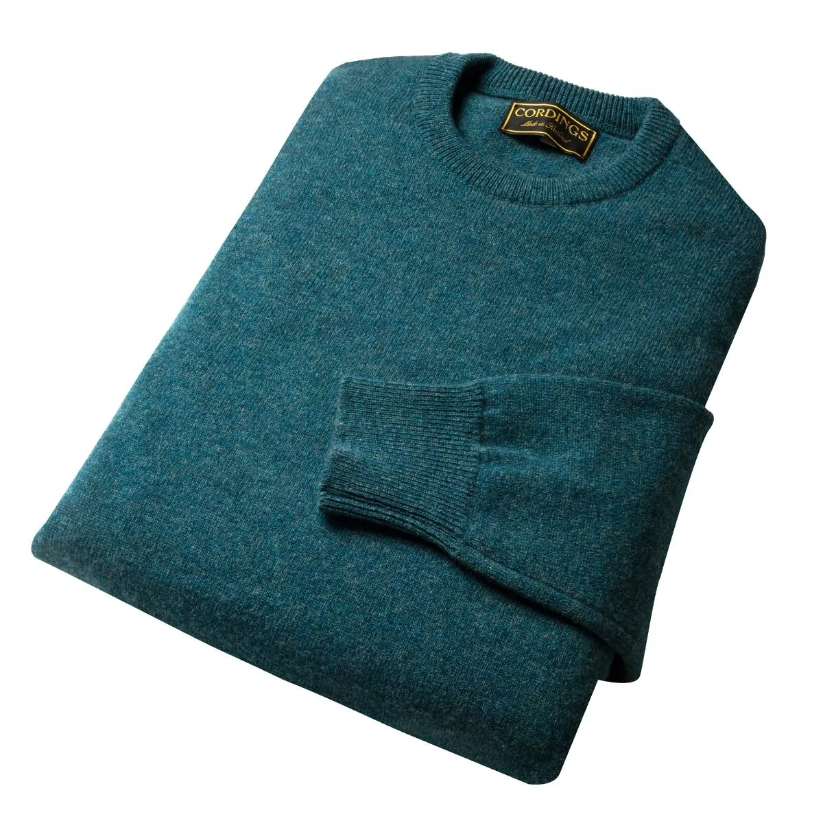 Hunter Green Lambswool Crew Neck Jumper