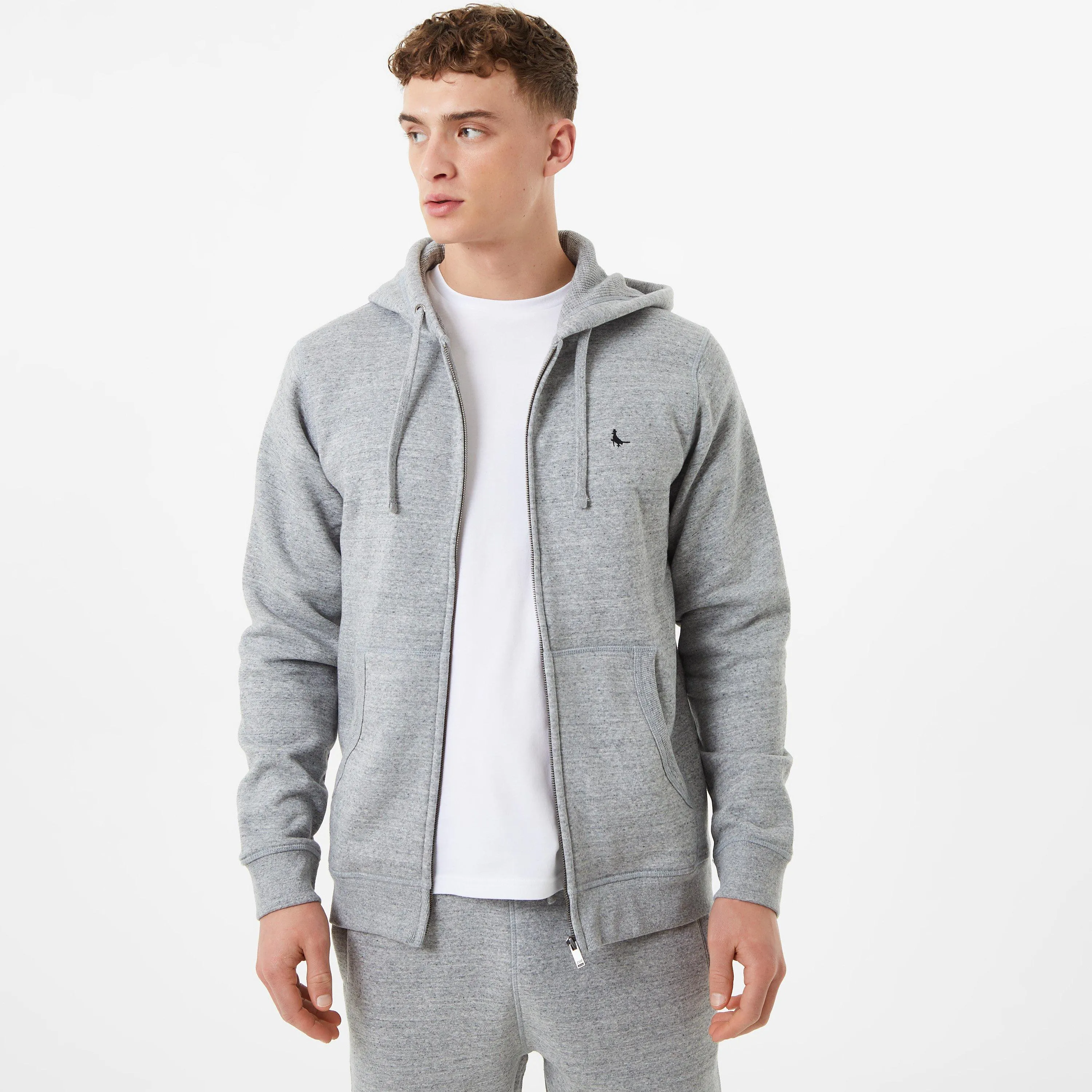 Jack Wills Pinebrook Pheasant Logo Zip Hoodie