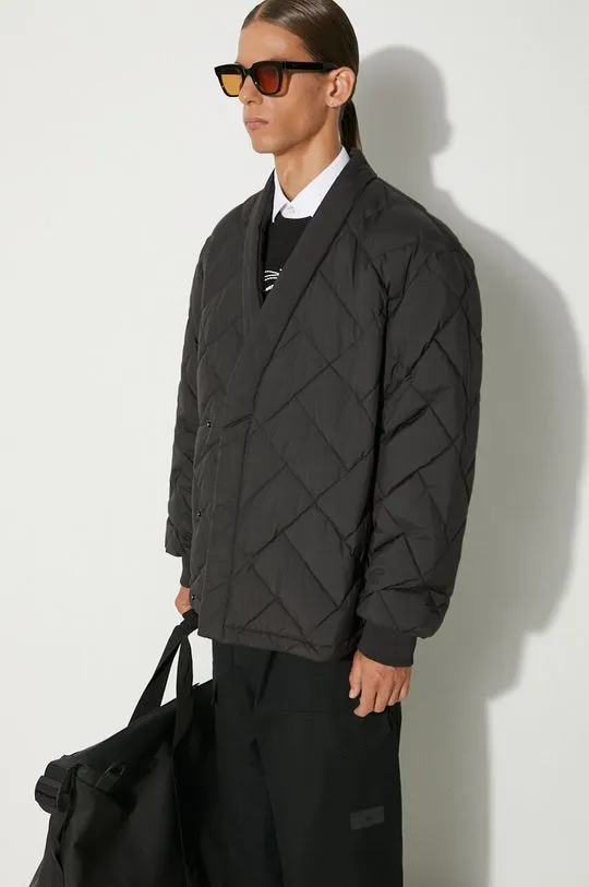 Kenzo down jacket Weave Down Kimono men's black color FE65MA1459NL.99