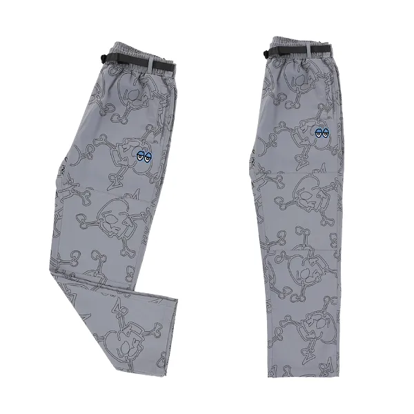 Krooked Style Eyes Ripstop Pants - Grey/Black