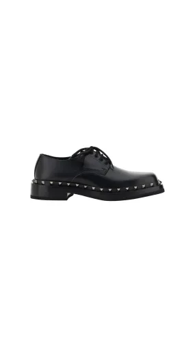 Lace Up Shoes - Black