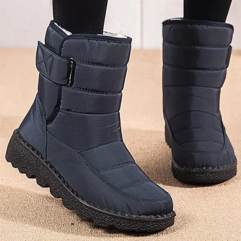 Ladies Slip-On Waterproof Winter Boots