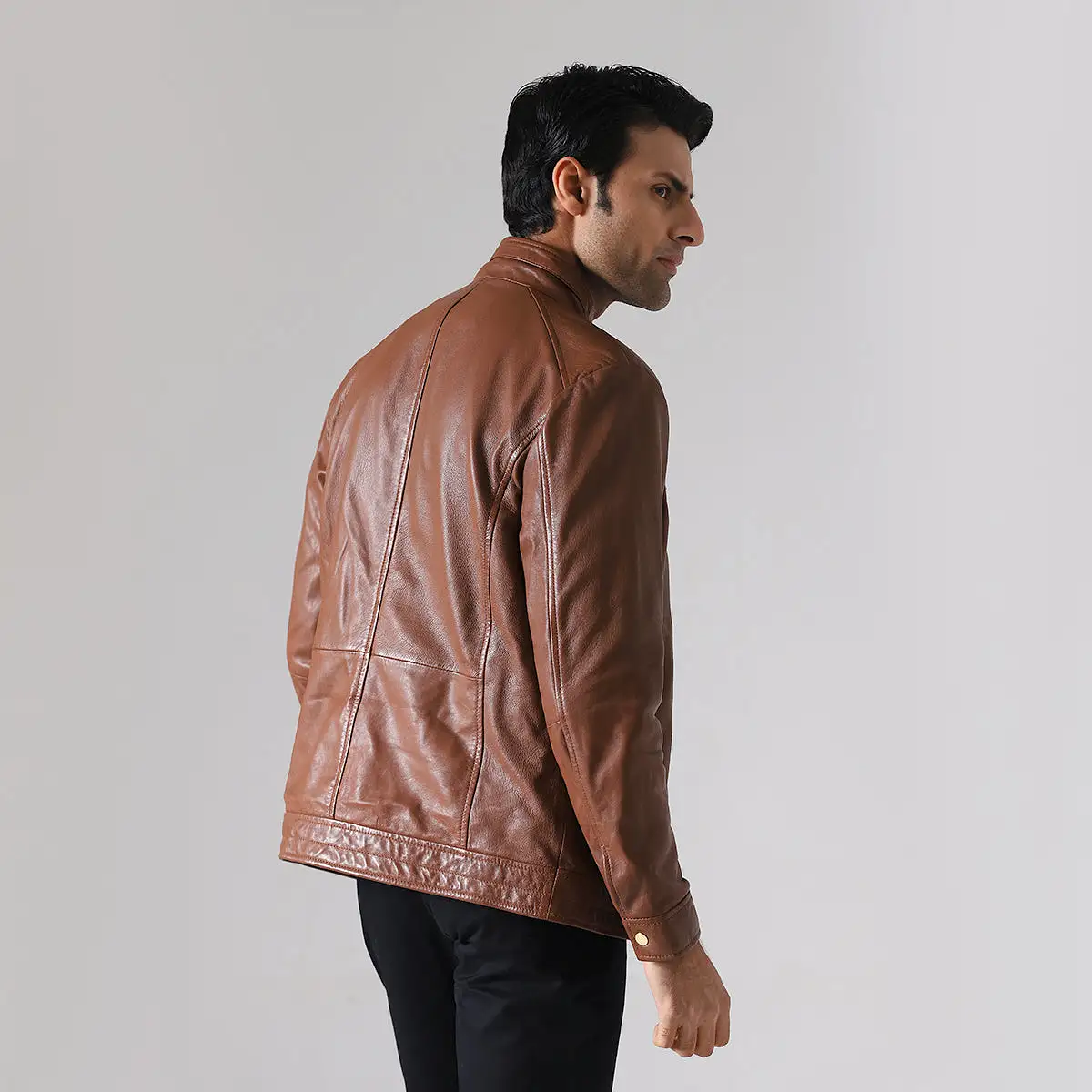 Leather Jacket-HWMF1322028