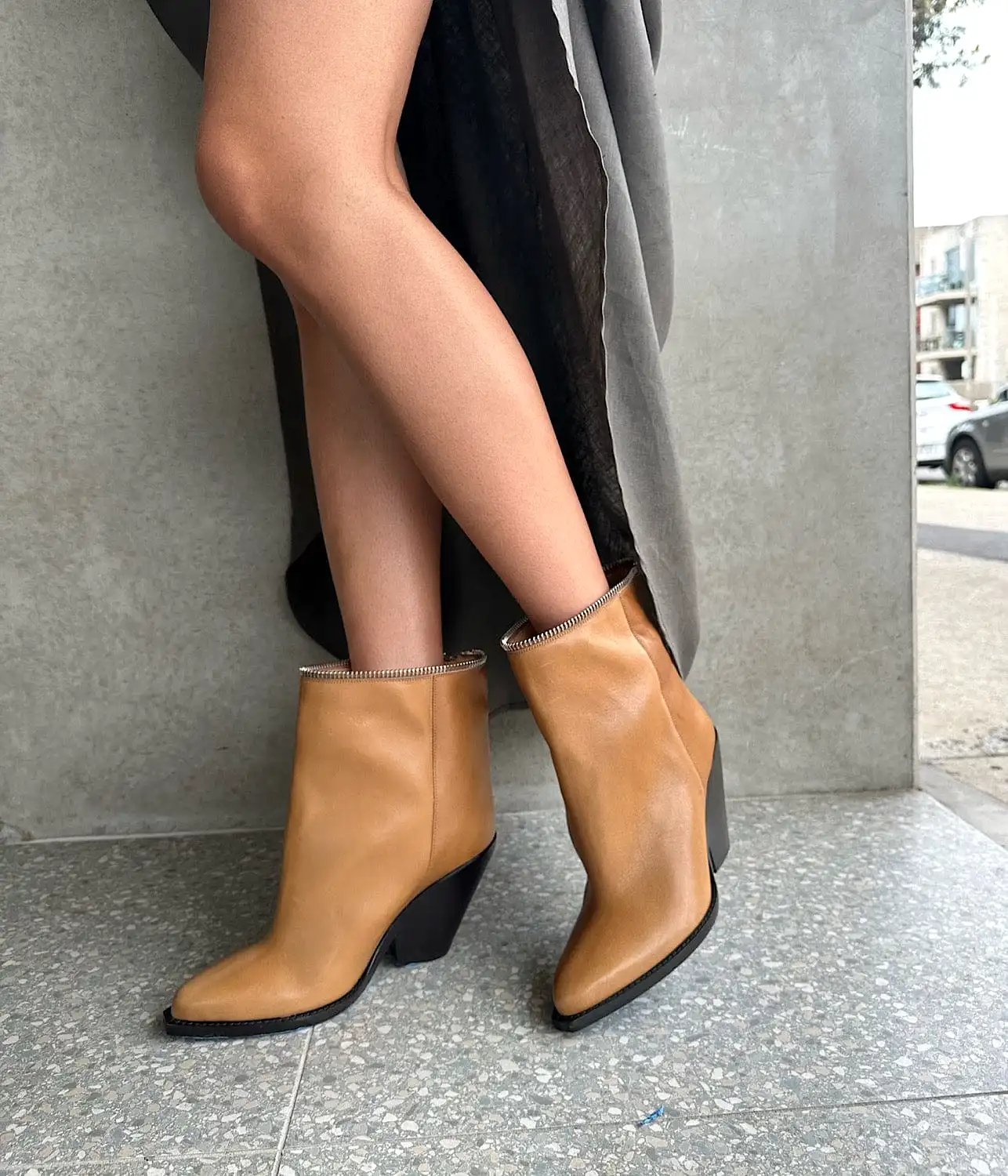 LELODIE THIGH BOOT- HAVANA