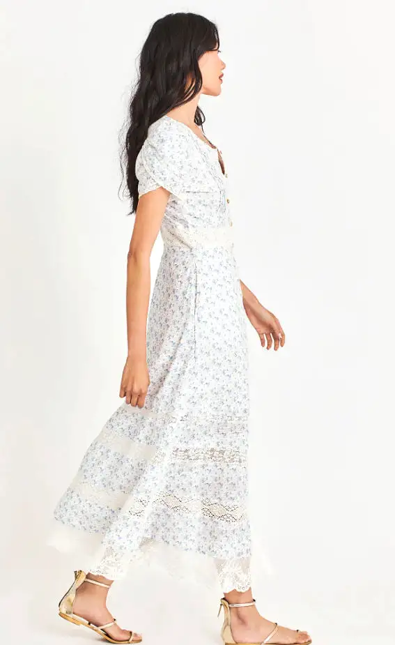 Loveshackfancy - Tamsin Maxi Dress - Calm Waters