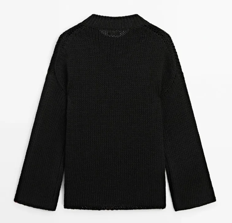 Massimo Dutti  |Casual Style Long Sleeves Plain Cotton Elegant Style