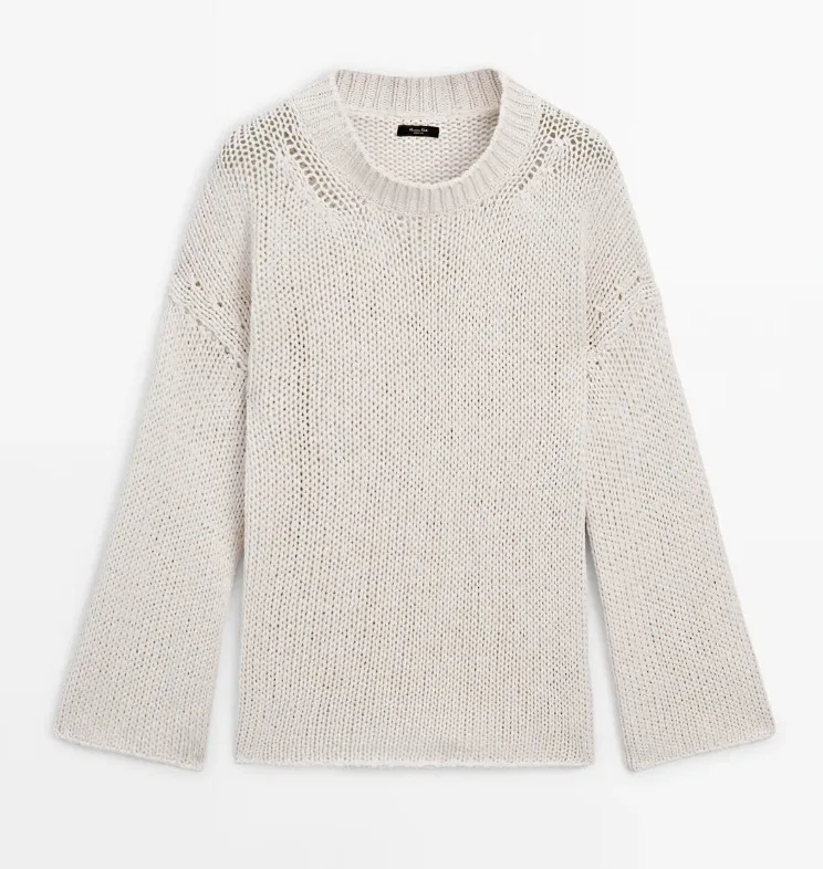 Massimo Dutti  |Casual Style Long Sleeves Plain Cotton Elegant Style