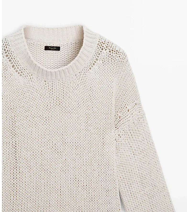 Massimo Dutti  |Casual Style Long Sleeves Plain Cotton Elegant Style