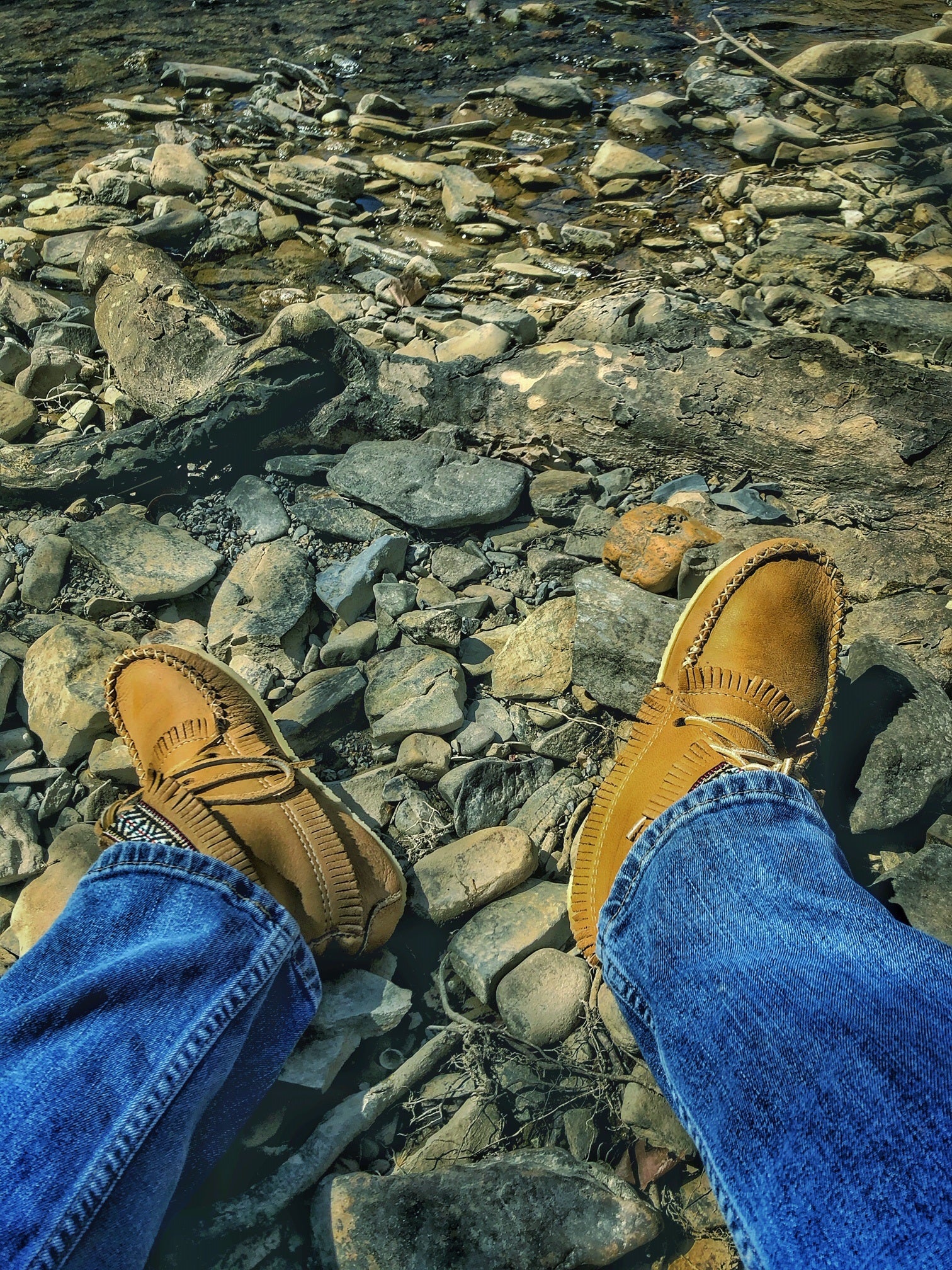 Men's Leather Moccasin Boots