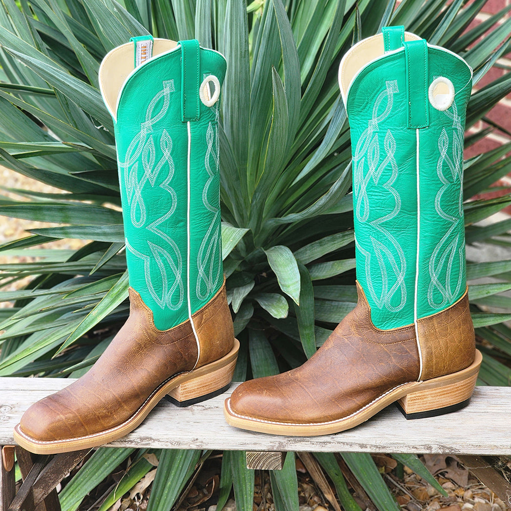 Olathe Natural Brahma/Bison Nephrite Boots