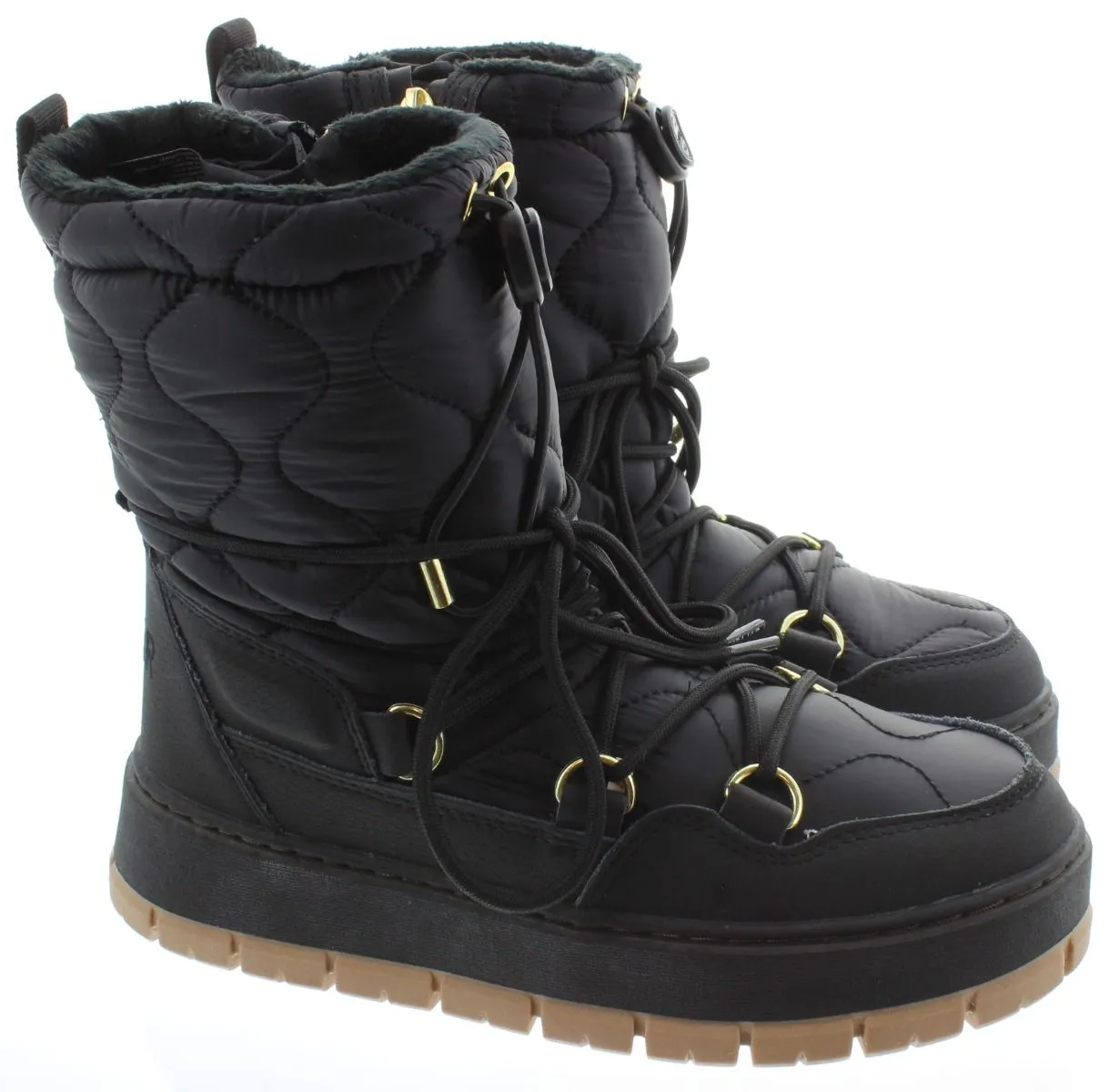 PAJAR Ladies Calypsa Calf Snow Boots In Black