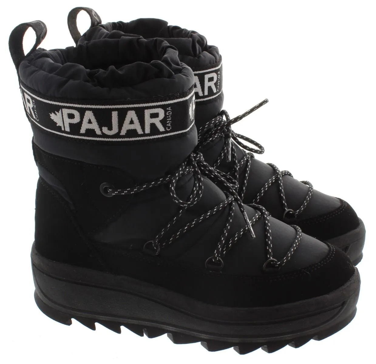 PAJAR Ladies Galaxy Low Snow Boots In Black