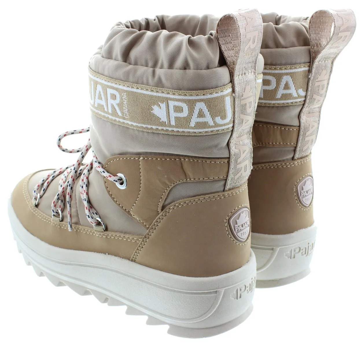 PAJAR Ladies Galaxy Low Snow Boots In Sand