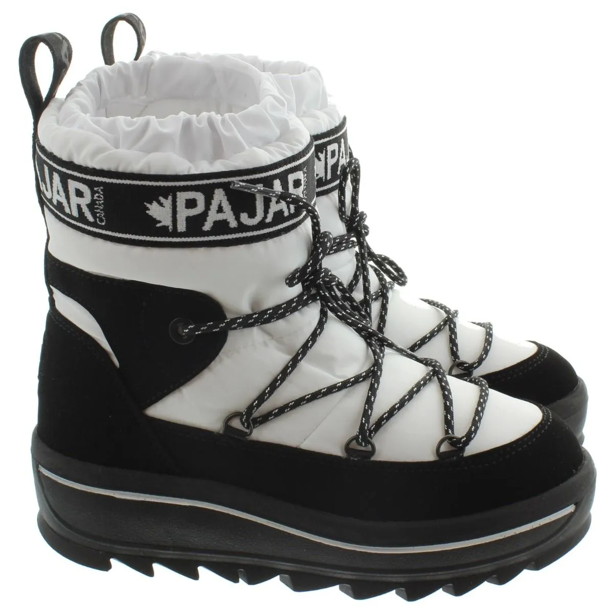 PAJAR Ladies Galaxy Low Snow Boots In White