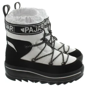 PAJAR Ladies Galaxy Low Snow Boots In White