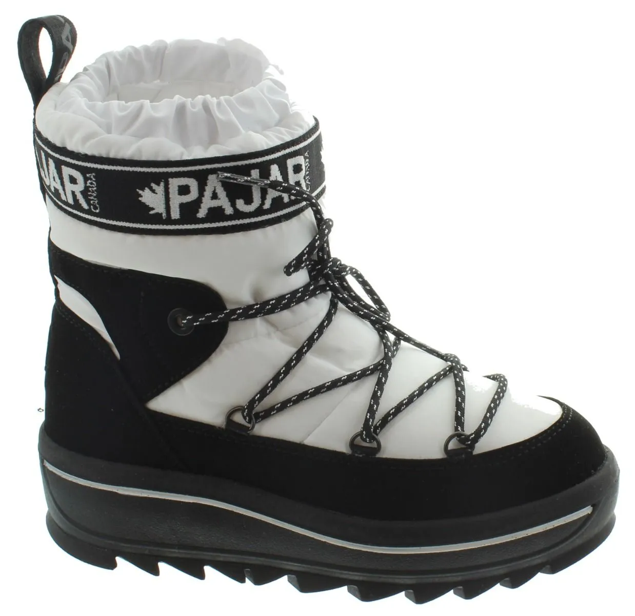 PAJAR Ladies Galaxy Low Snow Boots In White