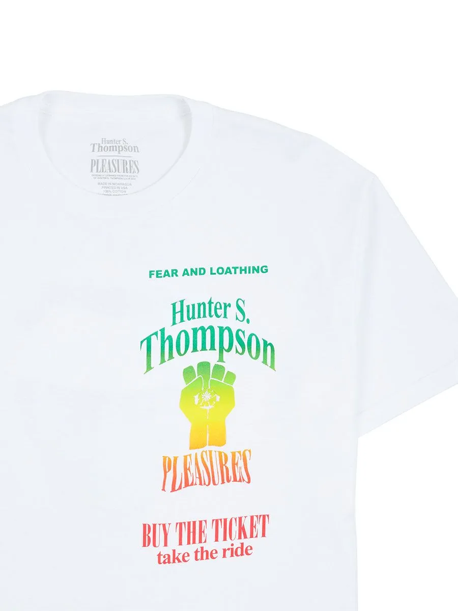 Pleasures x Hunter S Thompson Take The Ride T-Shirt - White