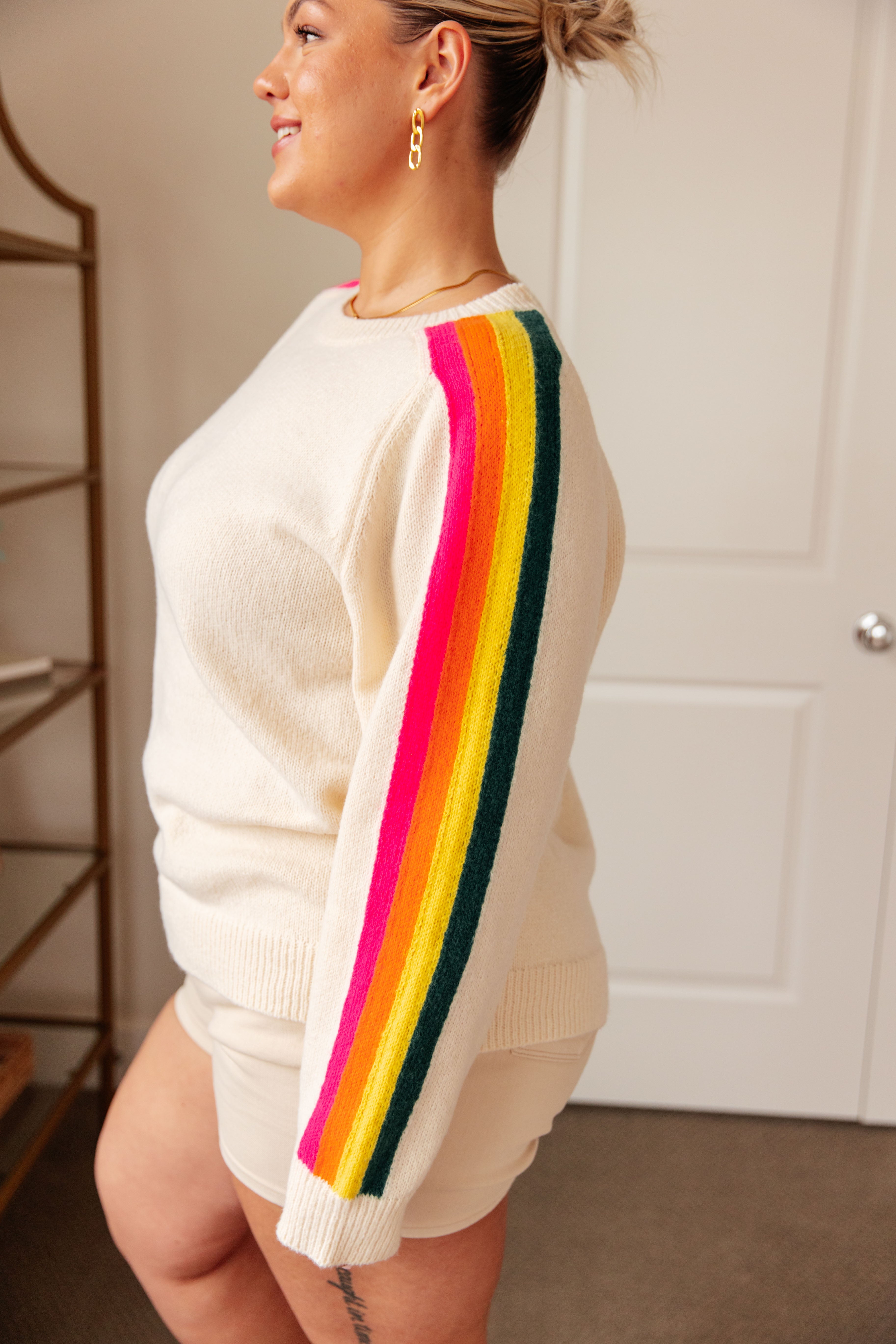 Rainbow Striped Sweater