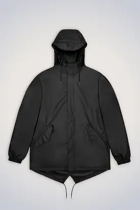 RAINS PE24 Fishtail Jacket Black