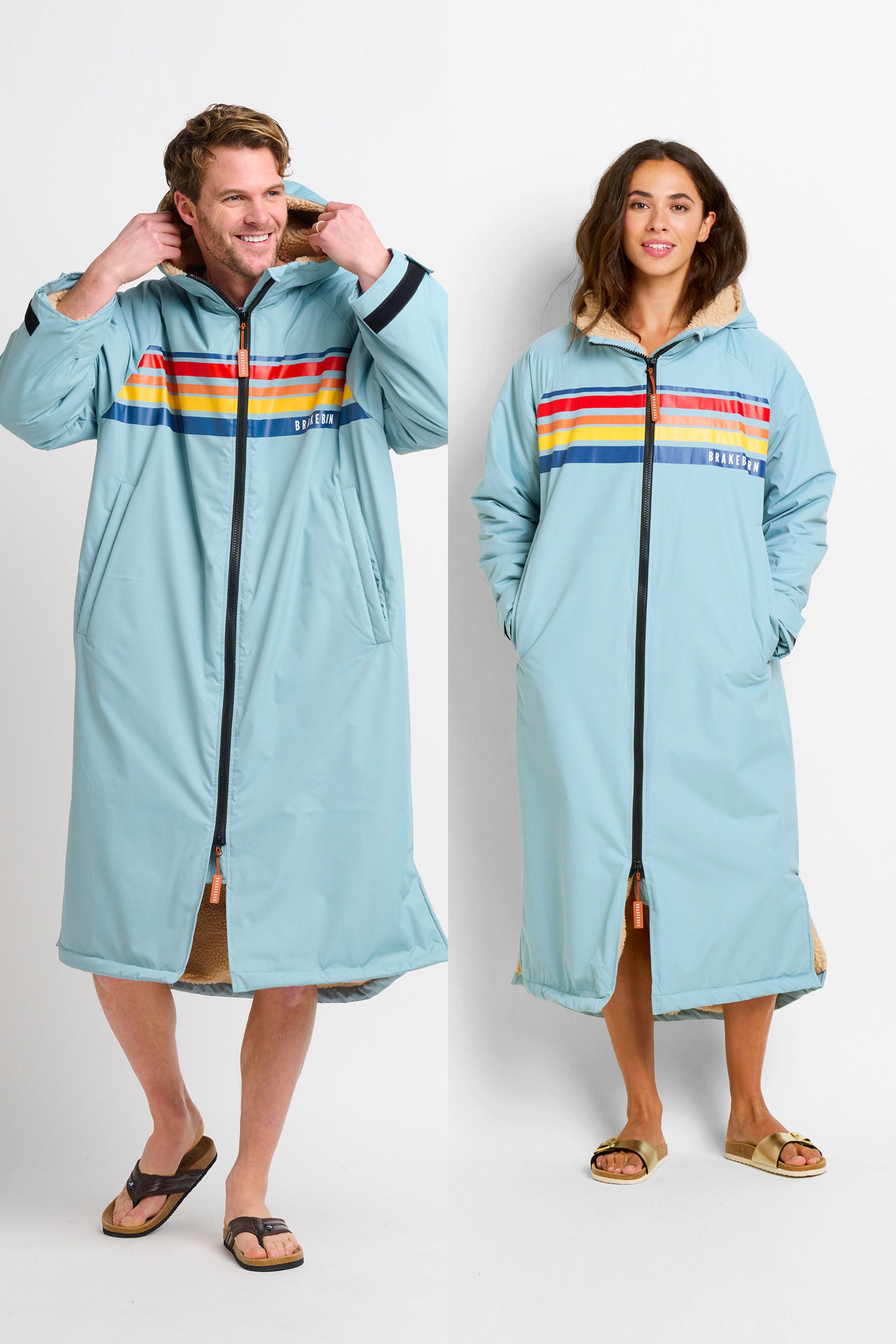 Retro Stripe Chinook Changing Robe