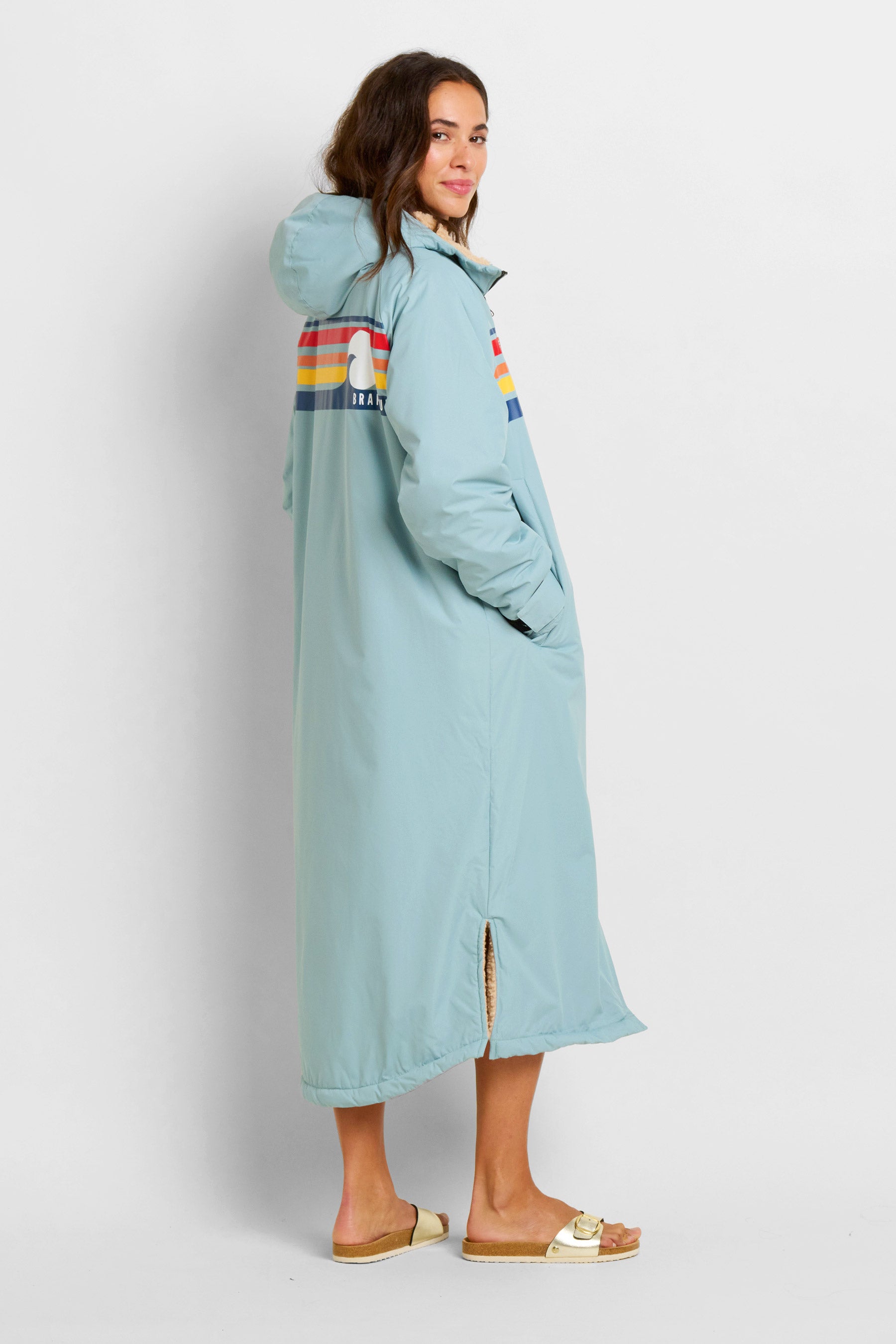 Retro Stripe Chinook Changing Robe