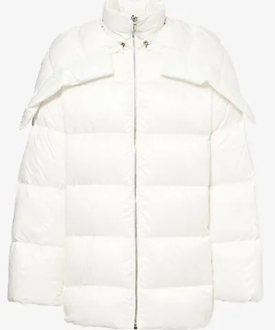 Rick Owens X Moncler Cyclopic hooded padded shell-down jacket