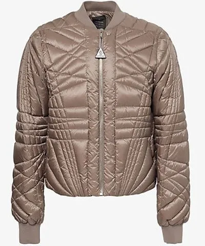 Rick Owens X Moncler Megapenta Flight logo-patch padded shell-down jacket