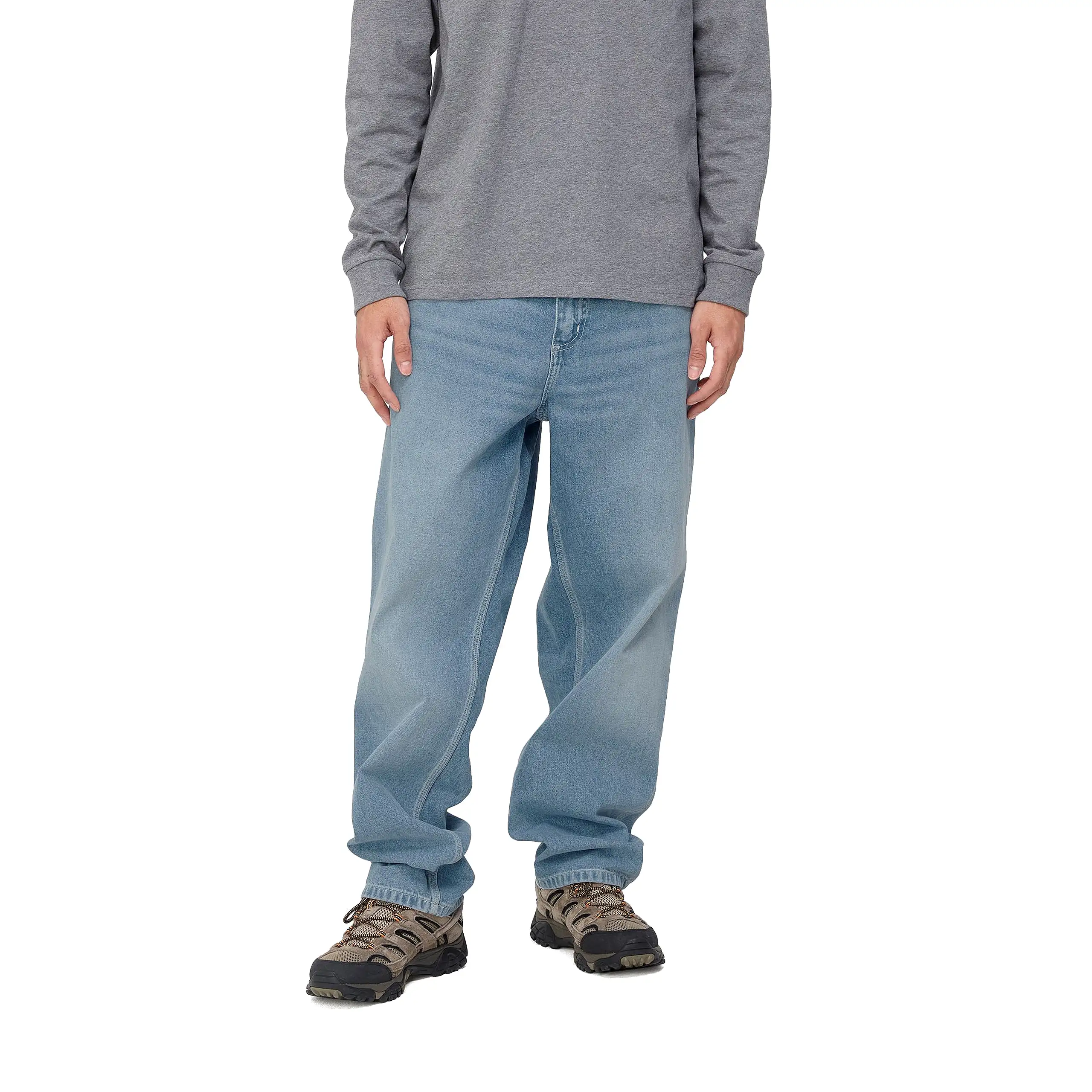 SIMPLE PANT BLUE LIGHT TRUE WASHED