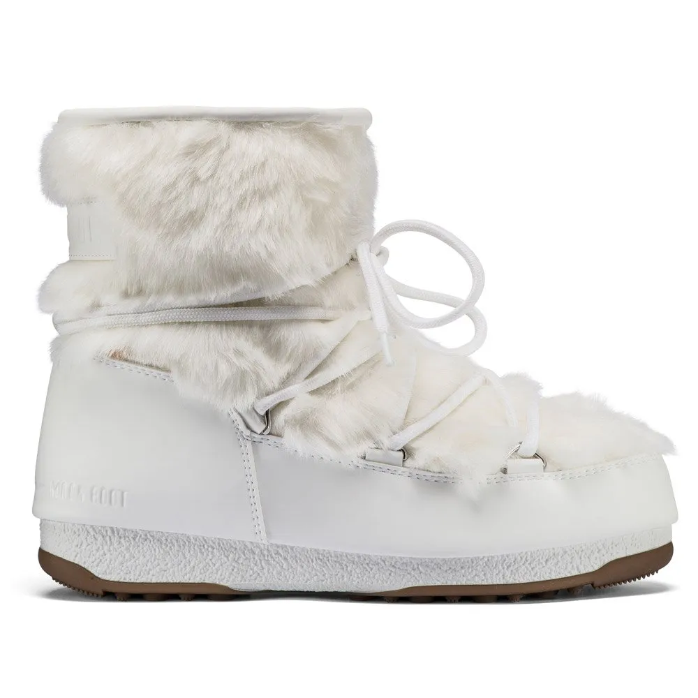 Snow boots Moon Boot ---Monaco Low Fur Wp 2 Optical White