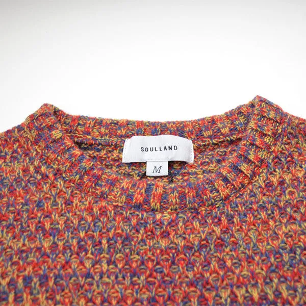 Soulland - Ricketts Honeycomb Sweater - Multicolor