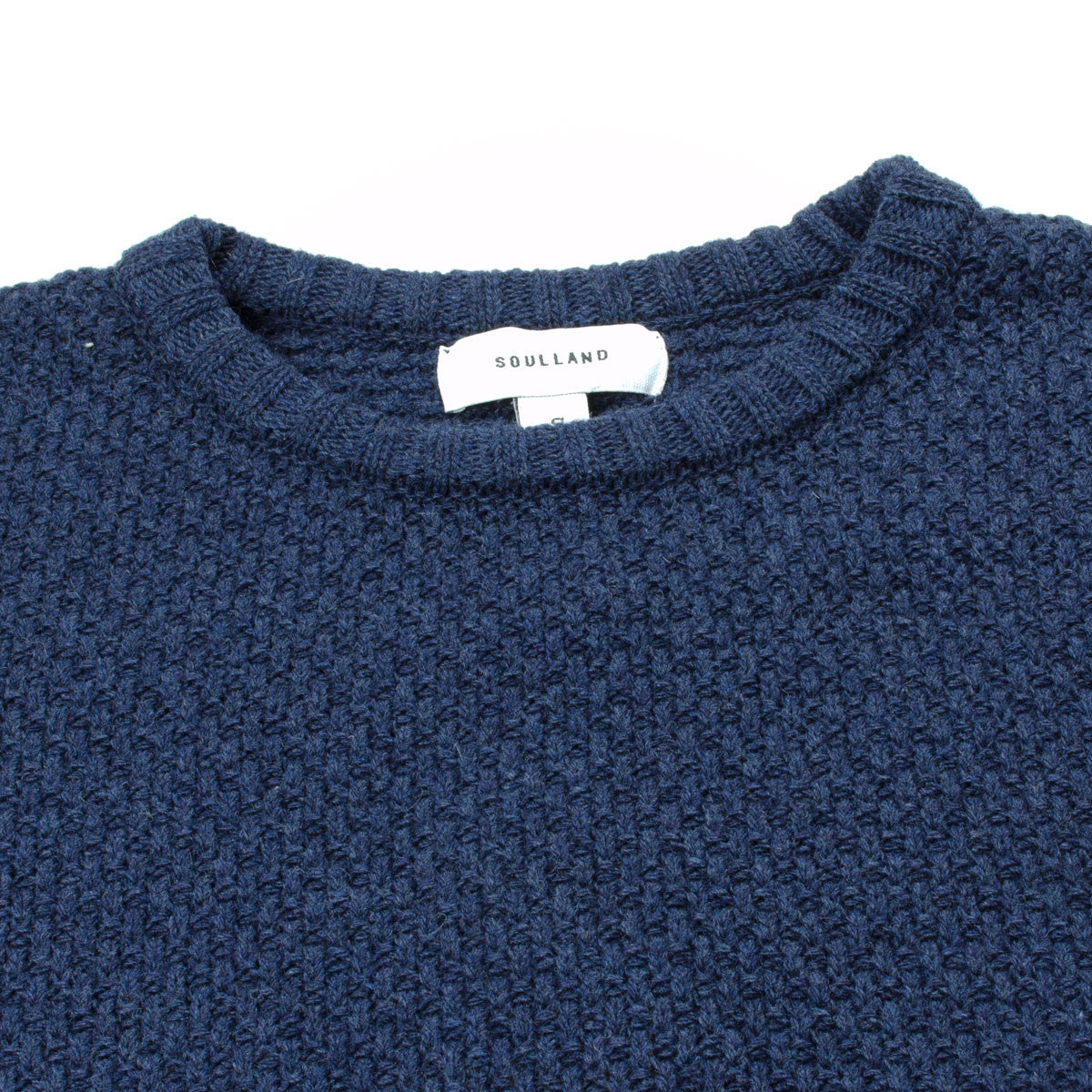 Soulland - Ricketts Honeycomb Sweater - Navy