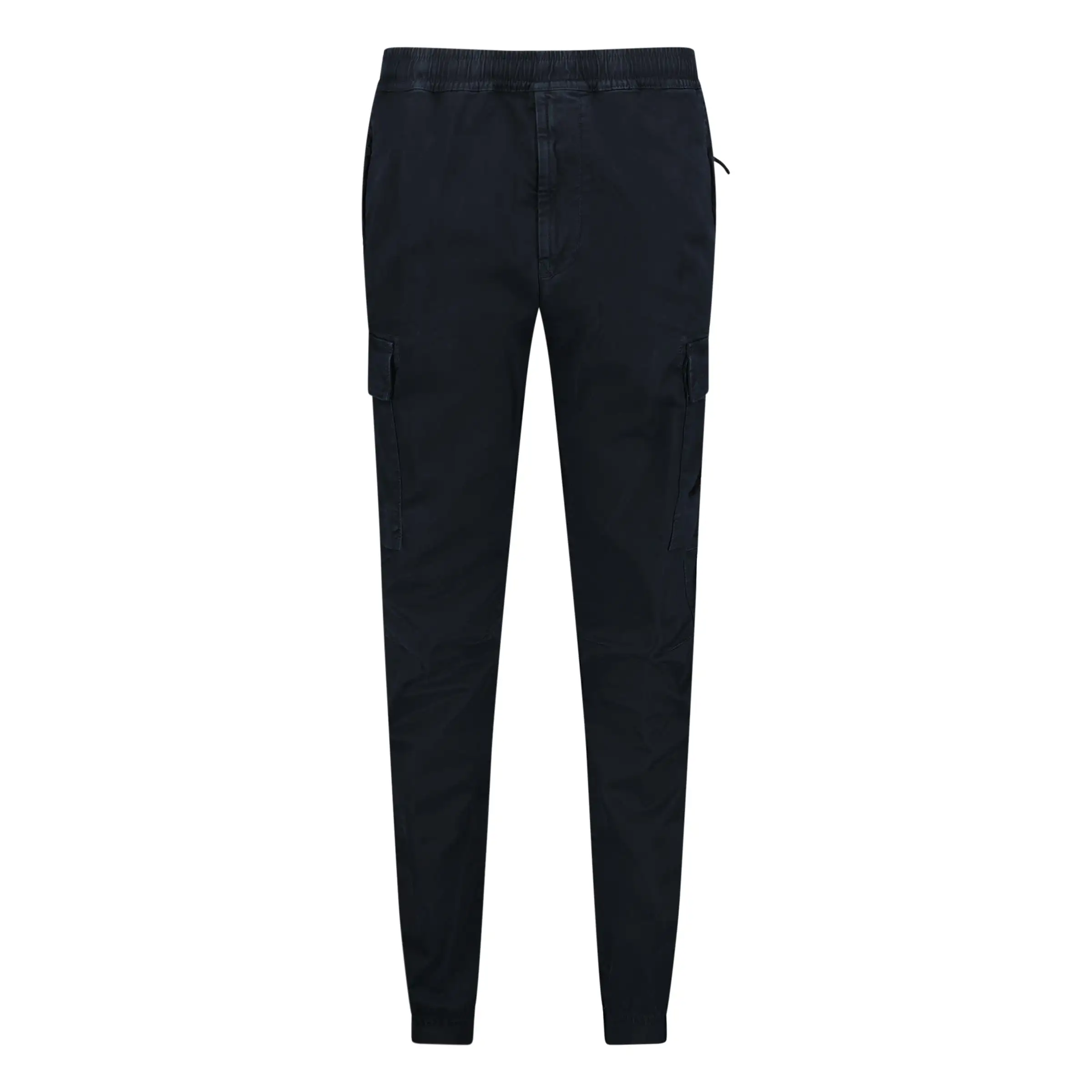 STONE ISLAND CARGO PANTS NAVY BLUE - CUFFED BOTTOMS